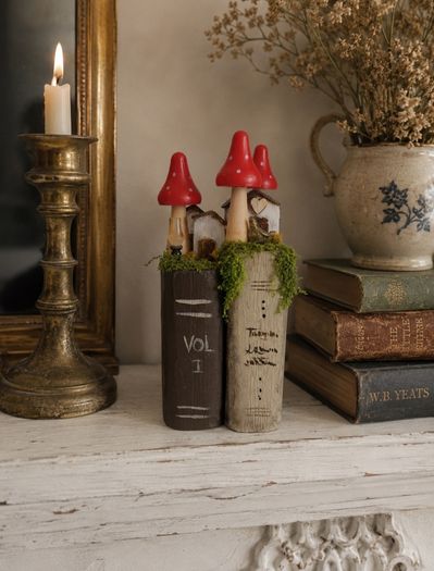 Handcrafted wooden books!