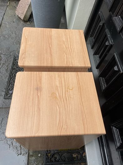 Matching Pair Of Solid Bedside Lockers - Tables - Can Deliver