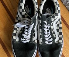 mens check vans