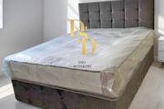 4ft Small Double Fabric Bed Mattress Included