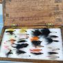 Old Fishing box of Flies Image 5