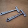 2 antique Toffee Hammers Blue Bird and Walkers Image 3