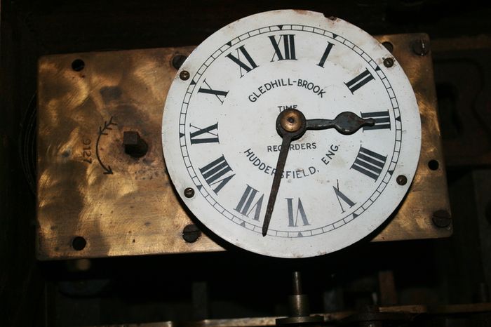 Gledhill  Brook  Time  Recorder  Huddersfield Clock