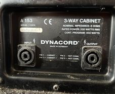 Dynacord  A153 Speakers