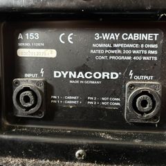 Dynacord  A153 Speakers