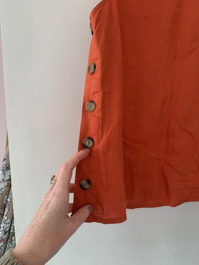 Vintage y2k Monsoon linen top