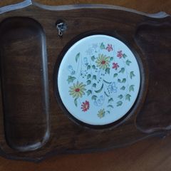 Vintage wooden tray.