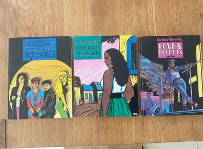 Love and rockets graphic novels part of the complete collection books 1 2 3 Hernandez brothers 10 eur each all 3 for 20.