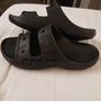 Black Crocs slip ons. Size 7 Image 2