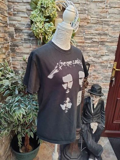 Vintage Style Metallica Where Ever We may Roam Tour T-shirt 1991 2017 reprint  The Tour was for the Black Album Front and Back Print's  Size Medium but is small fitting, fits more like a small