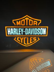 Harley Davidson light box