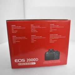 Canon EOS 2000D Camera + EF-S 18-55mm IS II Lens