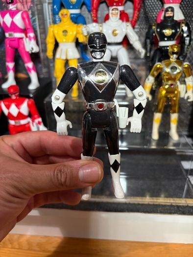 1995 Power rangers movie Bandai  metallic Rangers 6 rangers