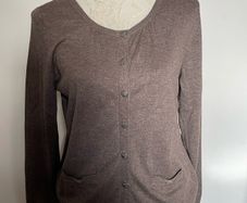 Ladies cardigan mocha colour plus size  New