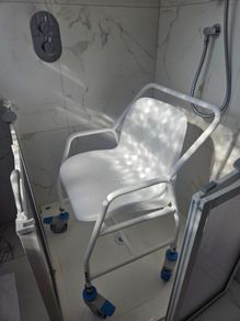 Shower Chair with wheels