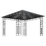Gazebo with Mosquito Net and String Lights 3x3x2.73 m Anthracite 180 g/sq.m Image 3