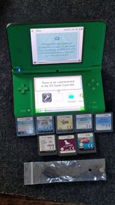 Nintendo DSi XL Green Console 8 Games Bundle