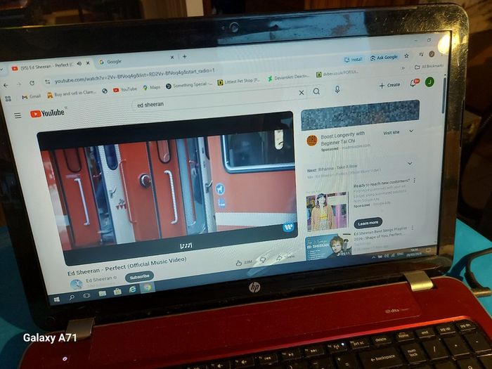 HP Pavillion 15.6 inch Laptop, Red, 4GB Ram, 128GB SSD, AMD A4-5000 APU with Radeon(TM) HD Graphics 1.5Ghz, Windows 10, Microsoft Edge, Chrome and VLC