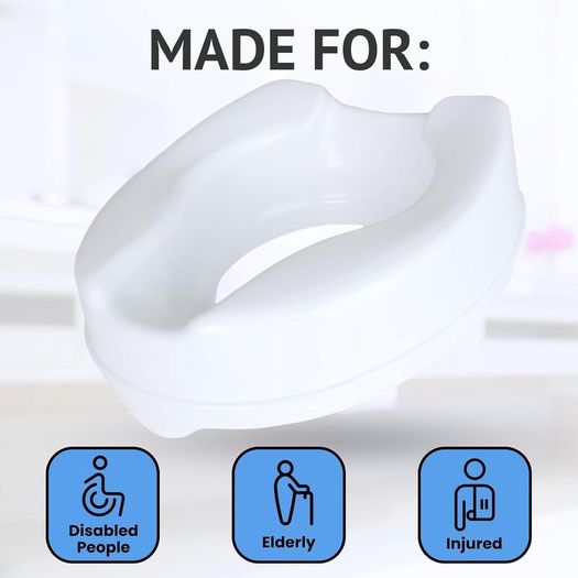 Homecraft Savanah Raised Toilet Seat 4 inch without lid - Brand New Sealed