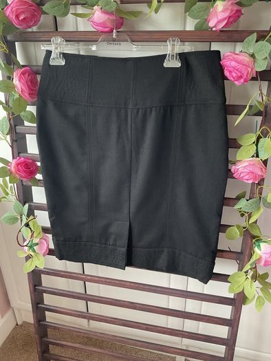 skirt black savida skirt 50% wool size 12
