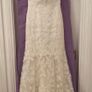Designer Full Lace Wedding Dress - UK size 10 Image 2