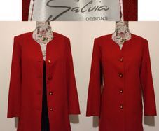 Galvia Designs Of Galway Red Occasion Coat
