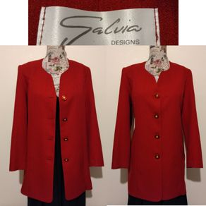 Galvia Designs Of Galway Red Occasion Coat