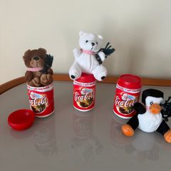 Vintage coca cola soft toy bundle