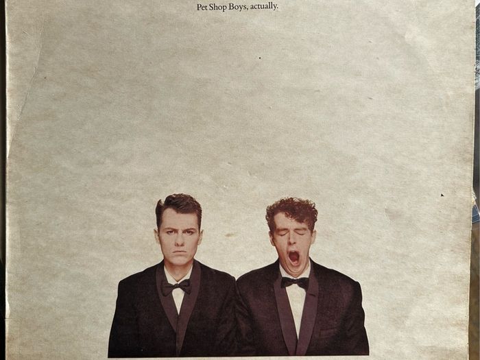 Pet Shop Boys. Original release of Actually in vg+ condition