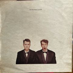 Pet Shop Boys. Original release of Actually in vg+ condition