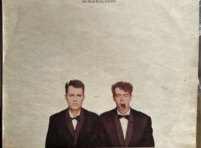 Pet Shop Boys. Original release of Actually in vg+ condition