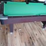 Pool table with cues and balls Image 6