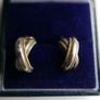 Vintage Sterling Silver 925 Earrings 1,9g Image 2
