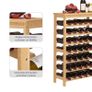 Wine Rack Bottle rack  42 Bottles High quality  Bamboo Image 4