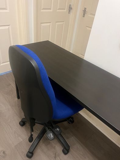 Desk and chair
