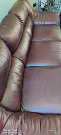 Genuine leather corner 3 seater free