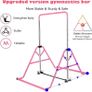 Gymnastics Bar for Kids, Junior Training Kip Horizontal Bar Gymnastics Equipment for Home, Adjustable Telescopic Height Folding Horizontal Bar with Gymnastic Rings for 3-12 Years Old Kids Image 3