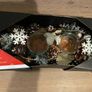 christmas candle holder centre piece natural decor brand new Image 2