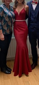 Red debs dress