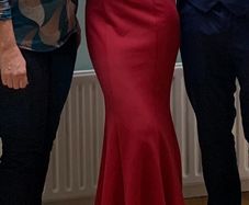 Red debs dress