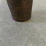 Antique Etched Brass Lassi Cup: Indian butterfly Design, Rustic Decor.Rustic engraved brass cup. Image 3