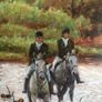 Henry Mc Grane Print of South County Dublin Hunt at Manorkilbride Unframed Image 4