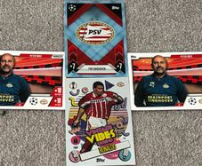 4 PSV match attax cards