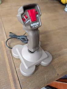 RARE Quickjoy JetFighter SV-126 - Premium Commodore Amiga or C64 Microswitch Joystick - #402