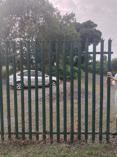 Large Steel Fencing Panels X3 heavy duty