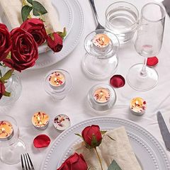 Set of Rose Scented Tea Lights