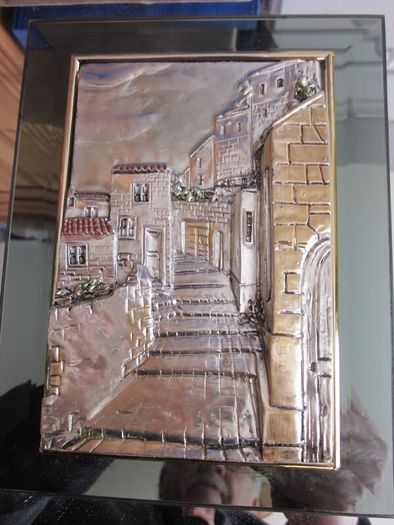 Pair of Mirror Frame 3D Creazioni Artistiche Paesaggio in Italy