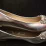 Next Silver Flat Pumps Image 3