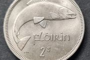 Fantastic Ireland 1966 Florin Unc coin