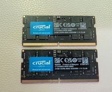Crucial 48gb Kit (2x24gb) Ddr5-5600 Sodimm Ct24g56c46s5